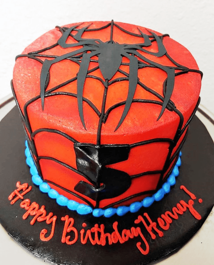 Exquisite Peter Parker Cake