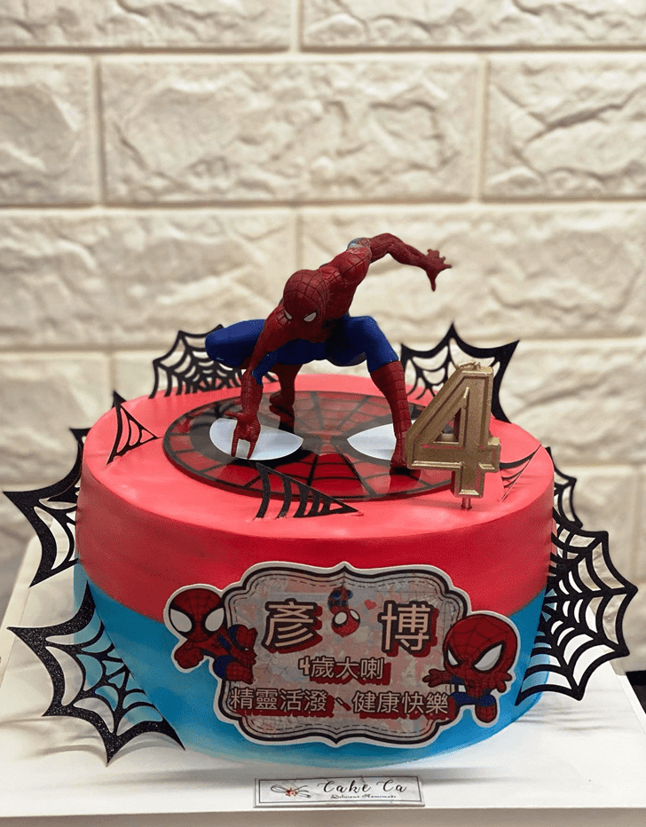 Gorgeous Peter Parker Cake