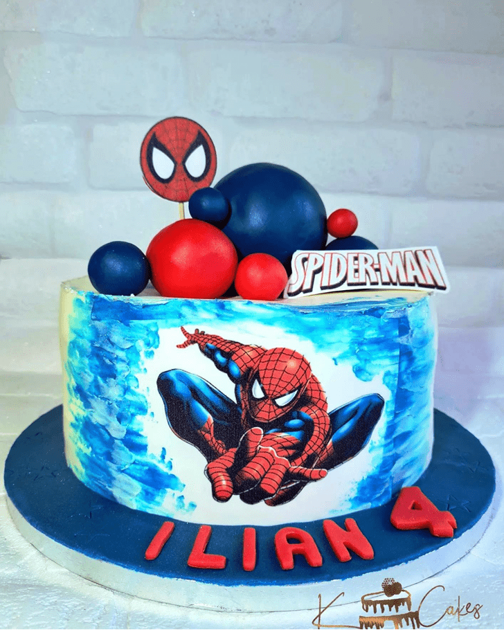 Radiant Peter Parker Cake