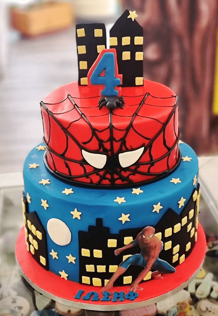 Refined Peter Parker Cake