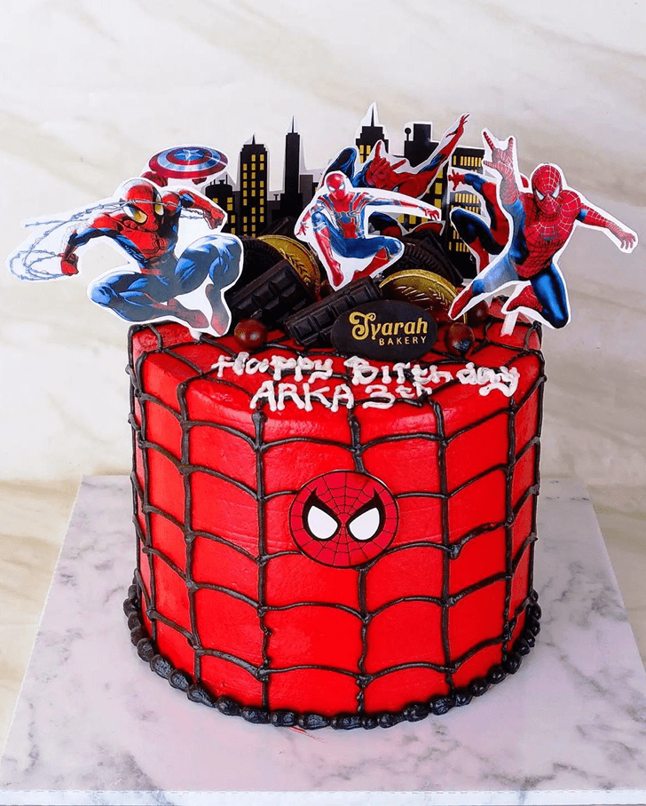 Stunning Peter Parker Cake