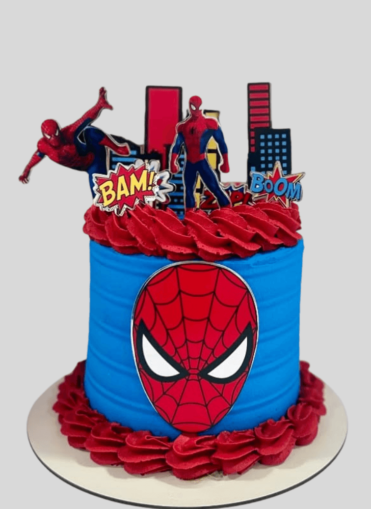 Admirable Peter Parker Cake Design