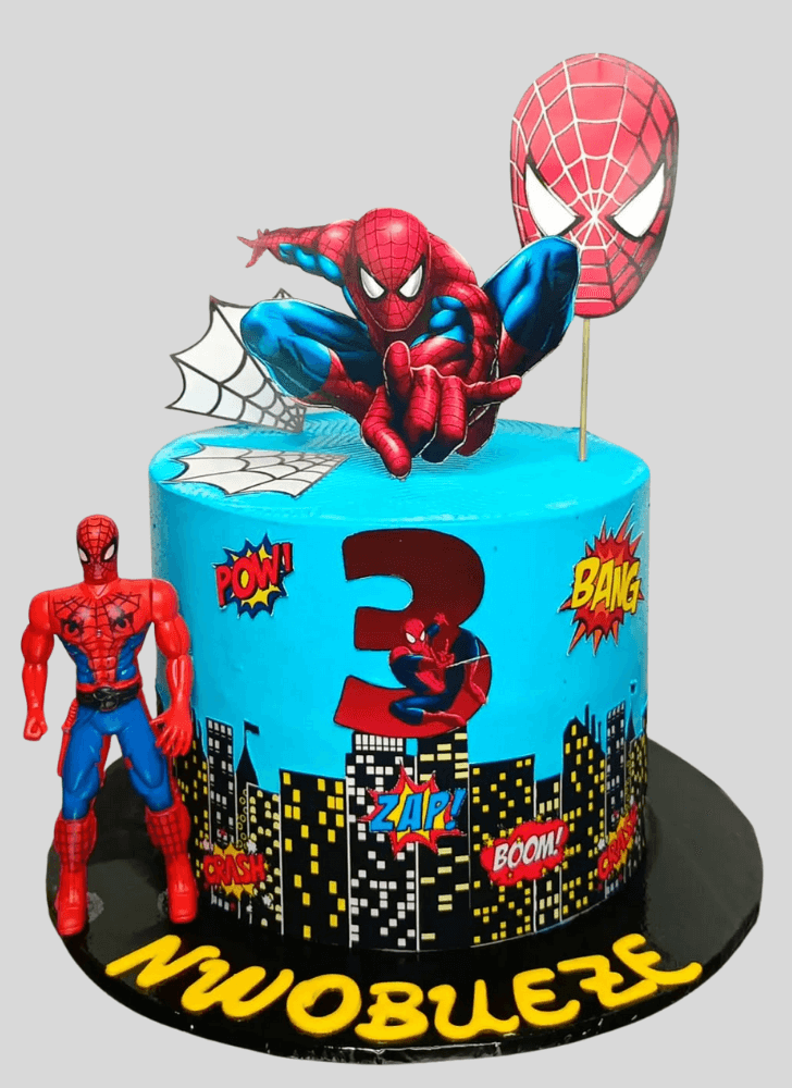 Classy Peter Parker Cake