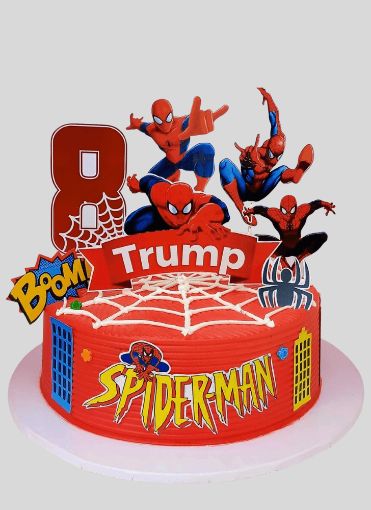 Dazzling Peter Parker Cake