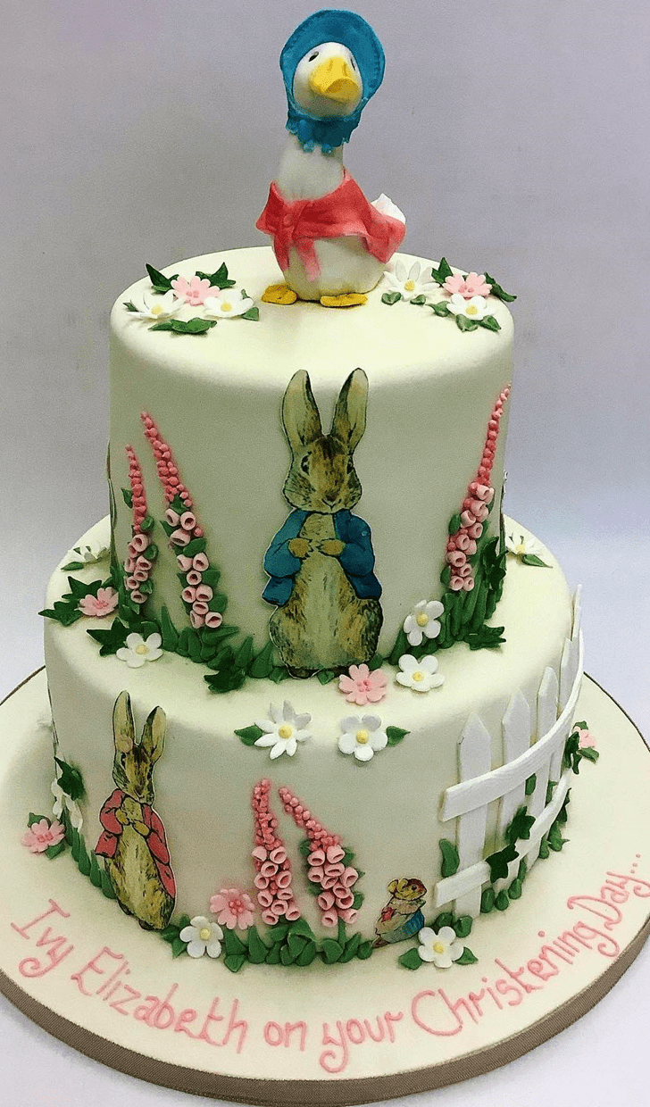 Delicate Peter Rabbit Cake