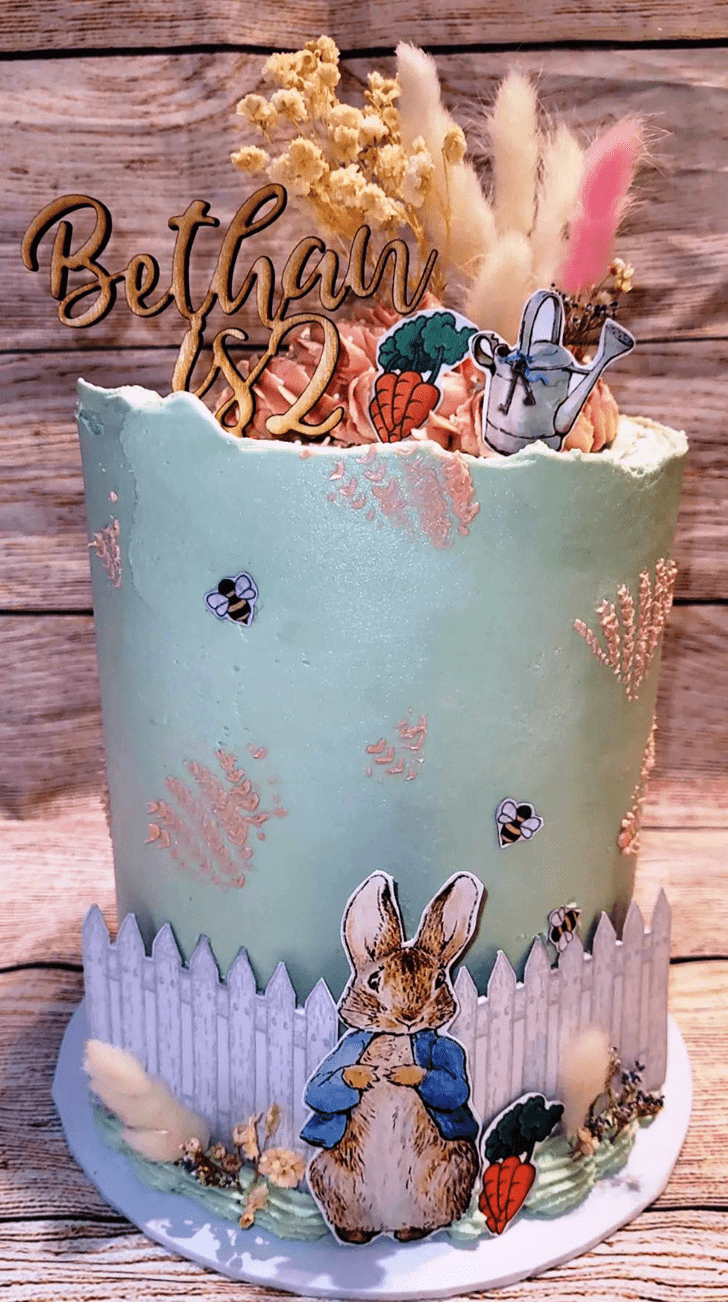 Lovely Peter Rabbit Cake Design