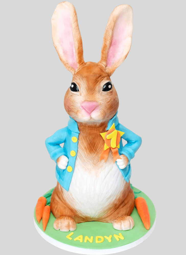 Angelic Peter Rabbit Cake