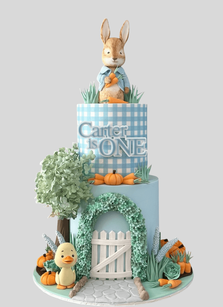 Appealing Peter Rabbit Cake