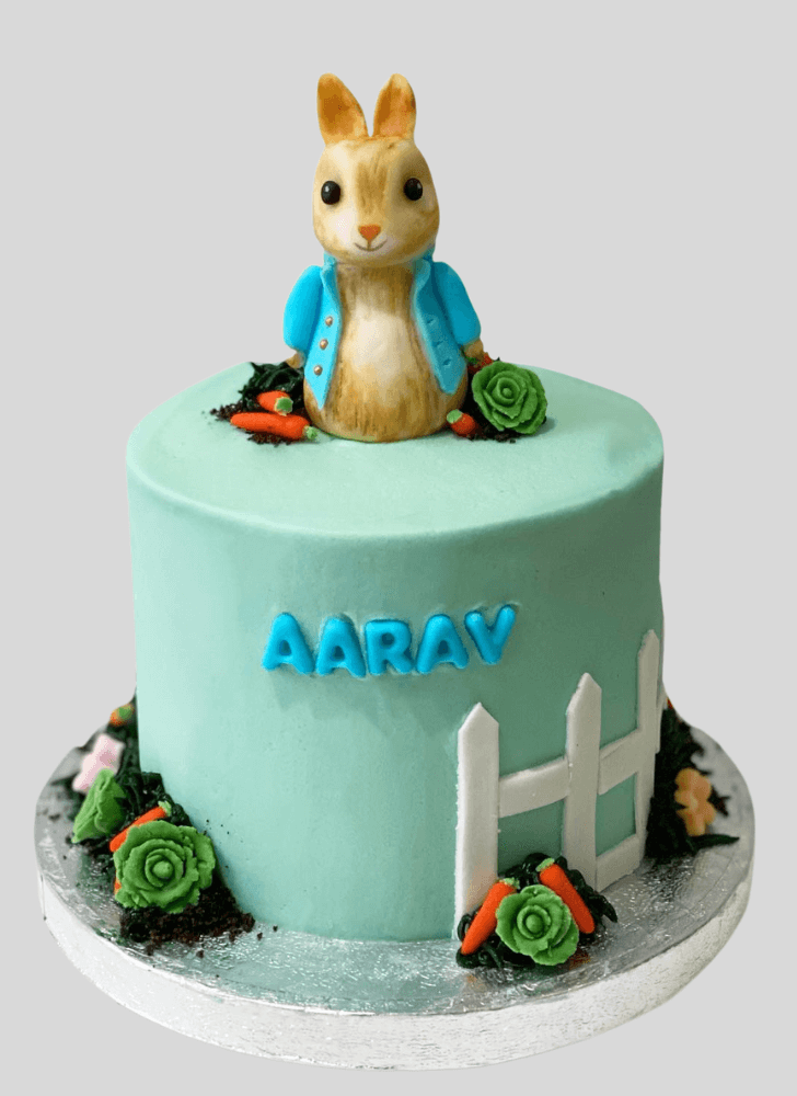 Delicate Peter Rabbit Cake