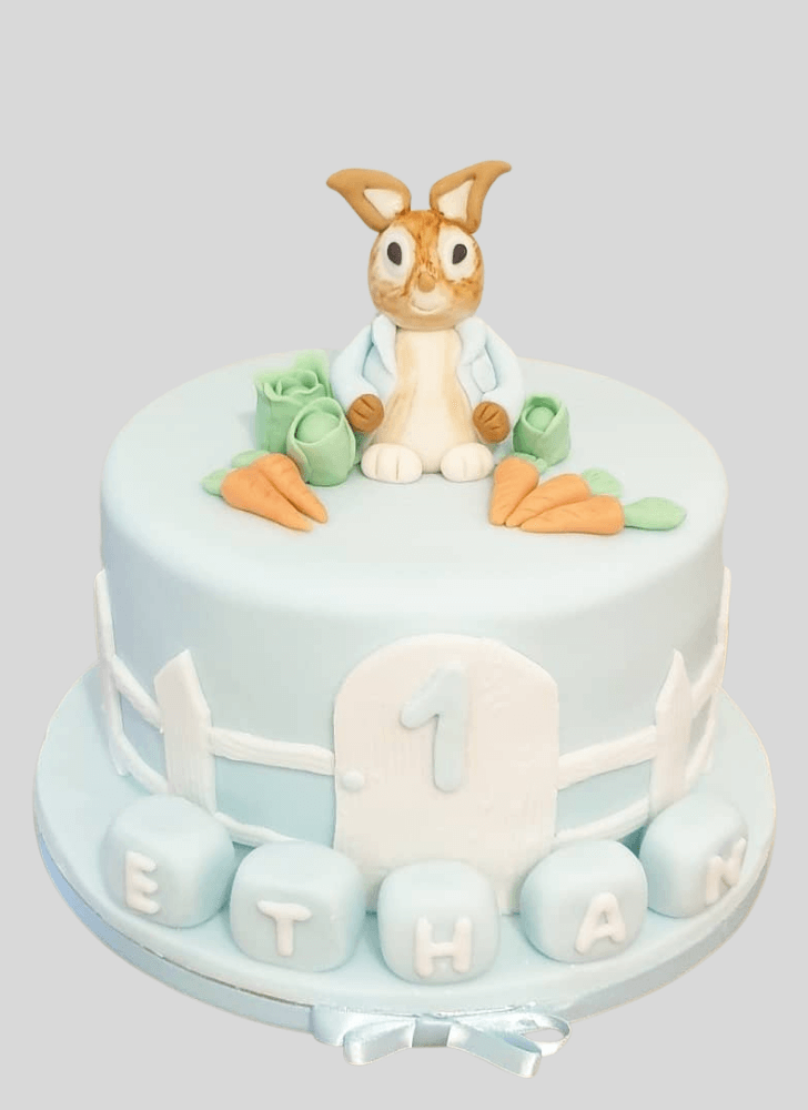 Inviting Peter Rabbit Cake