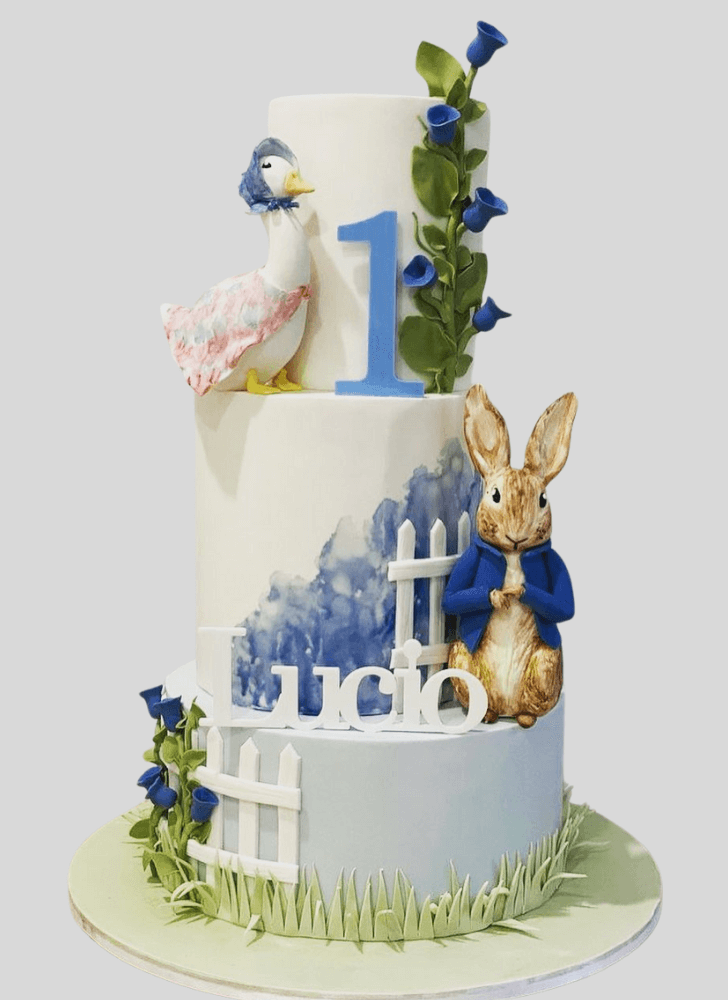 Refined Peter Rabbit Cake