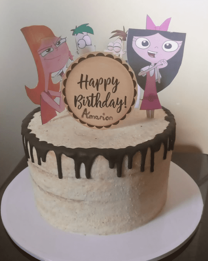 Admirable Phineas and Ferb Cake Design