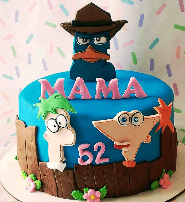 Delightful Phineas and Ferb Cake