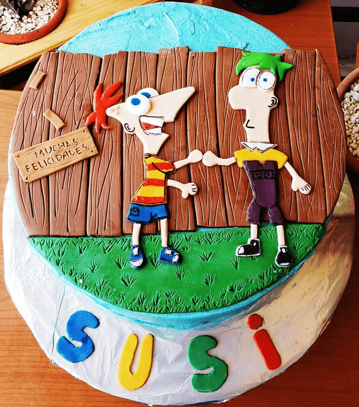 Excellent Phineas and Ferb Cake