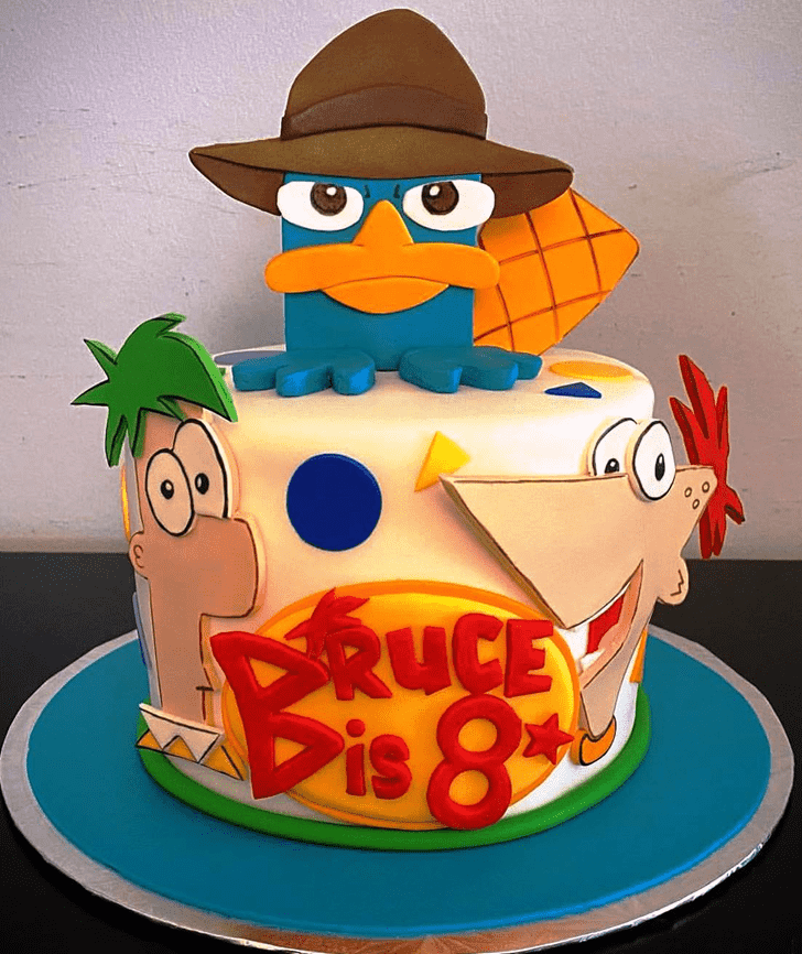 Fascinating Phineas and Ferb Cake