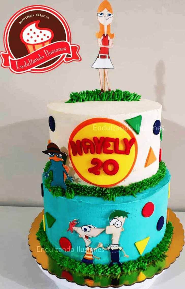 Fetching Phineas and Ferb Cake