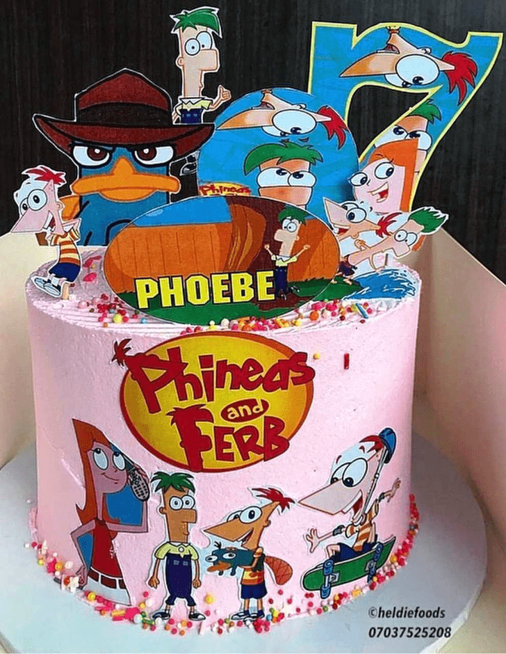 Ideal Phineas and Ferb Cake
