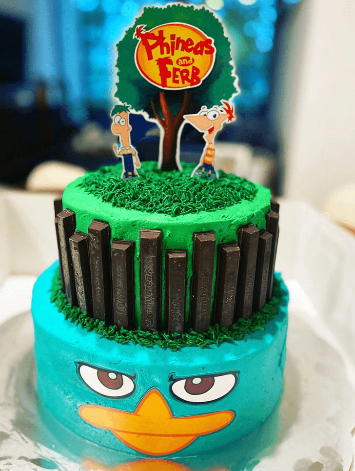Pleasing Phineas and Ferb Cake
