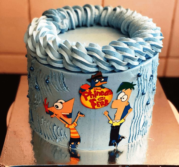 Stunning Phineas and Ferb Cake