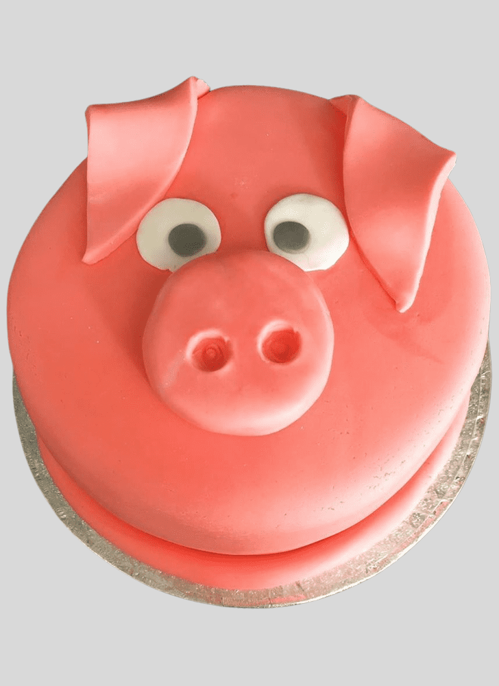 Adorable Pig Cake
