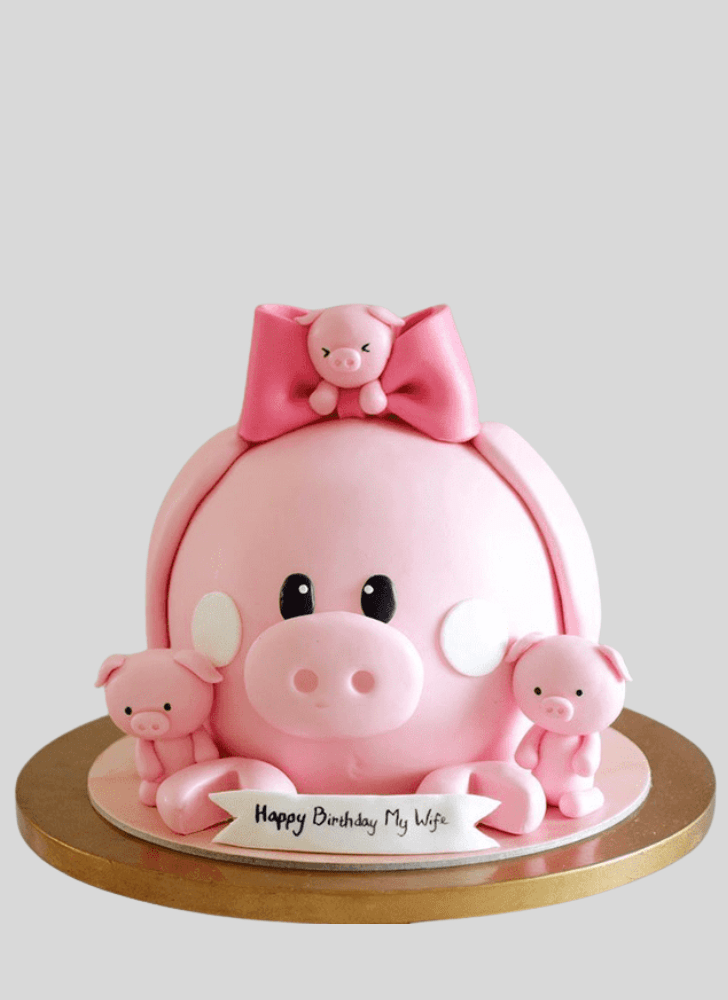 Delicate Pig Cake