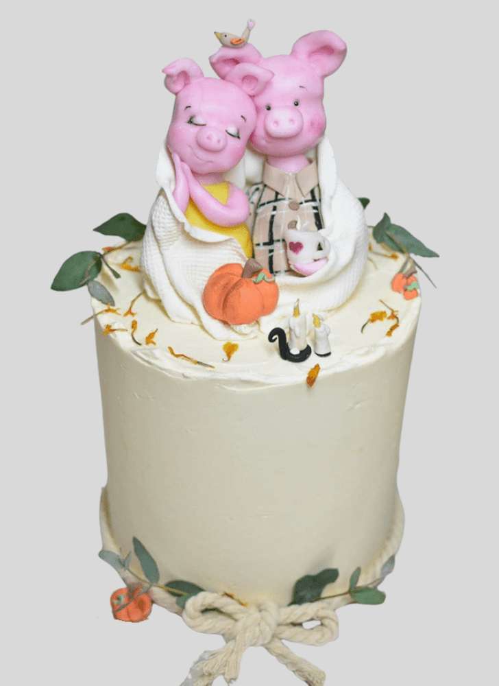 Inviting Pig Cake