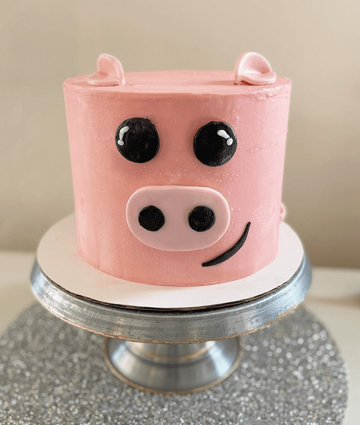 Admirable Pig Cake Design