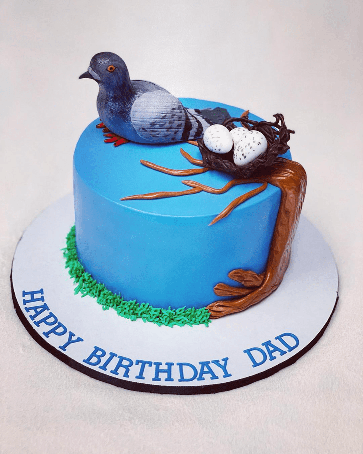 Charming Pigeon Cake