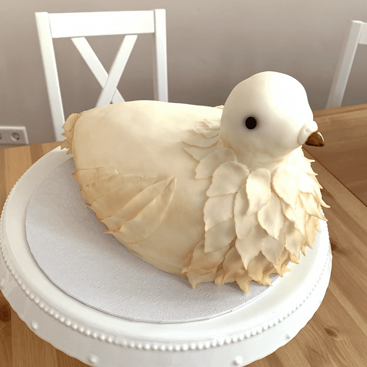 Premium Photo | Pigeon milk souffle cake from aquafaba