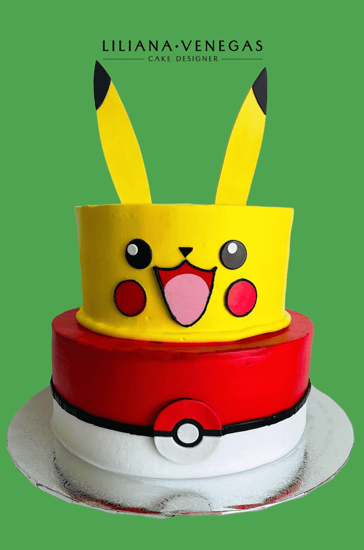 Admirable Pikachu Cake Design