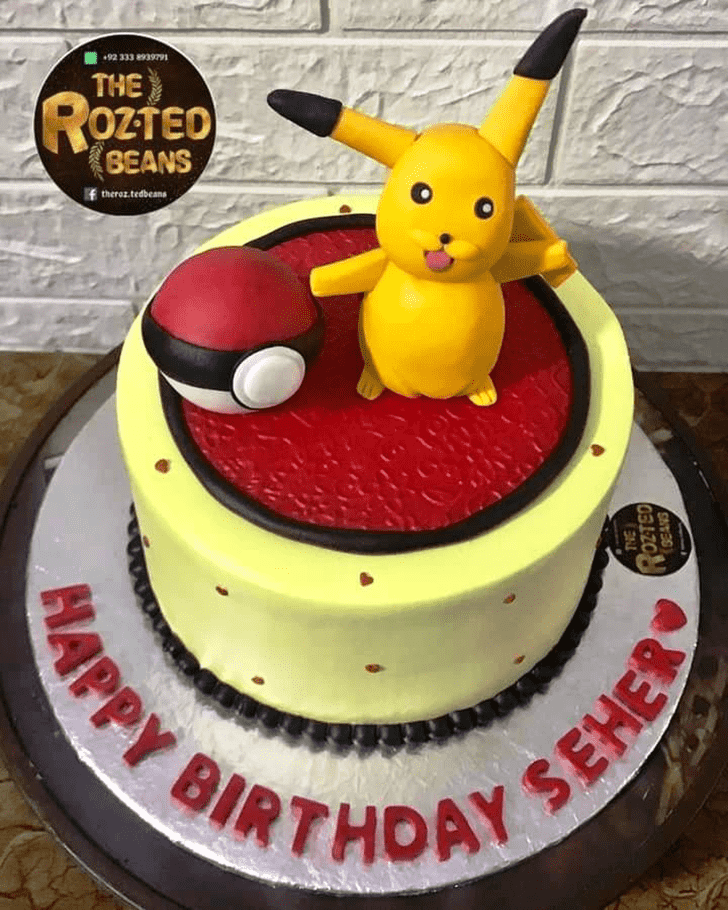 Dazzling Pikachu Cake