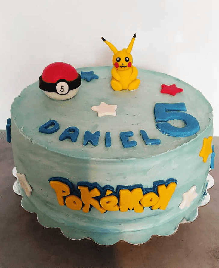 Delightful Pikachu Cake