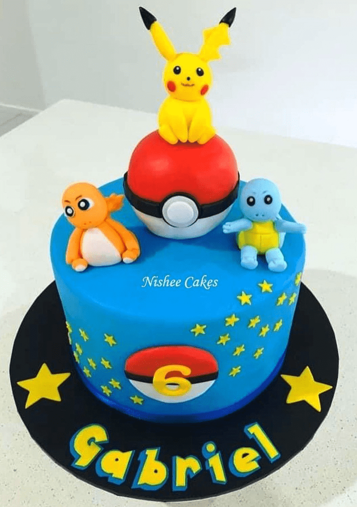 Elegant Pikachu Cake