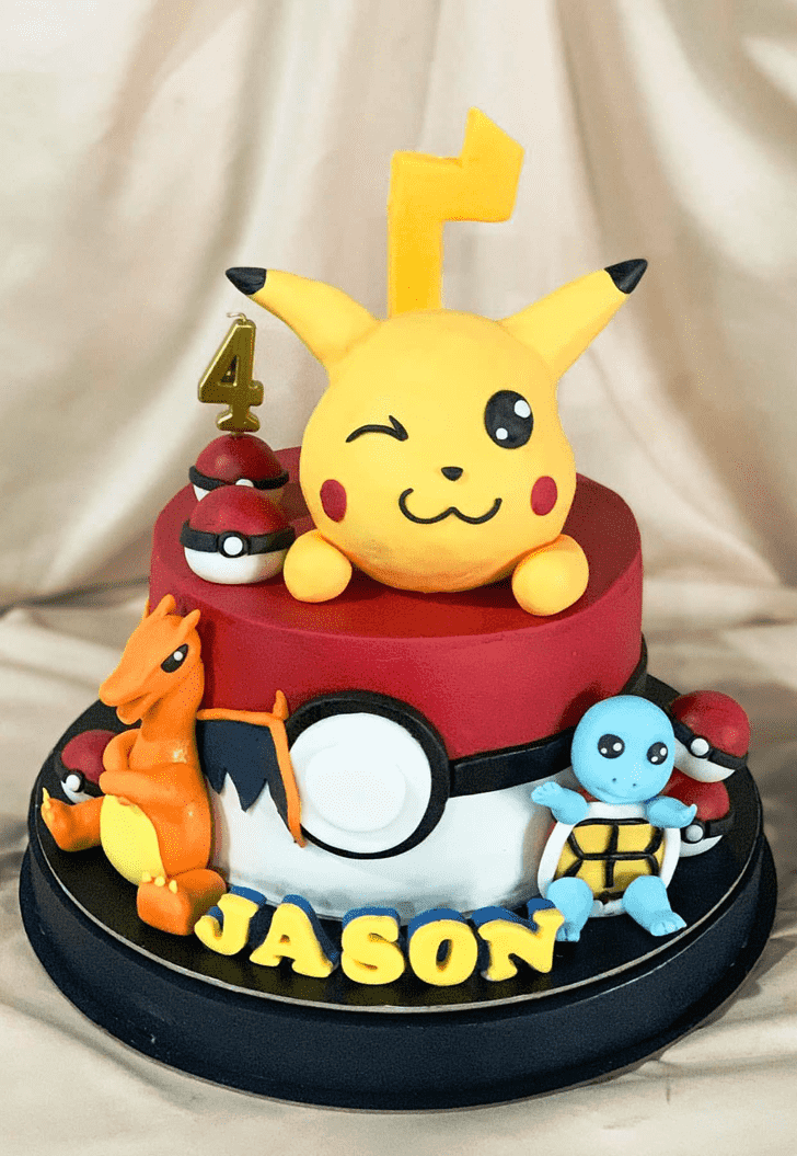 Enticing Pikachu Cake
