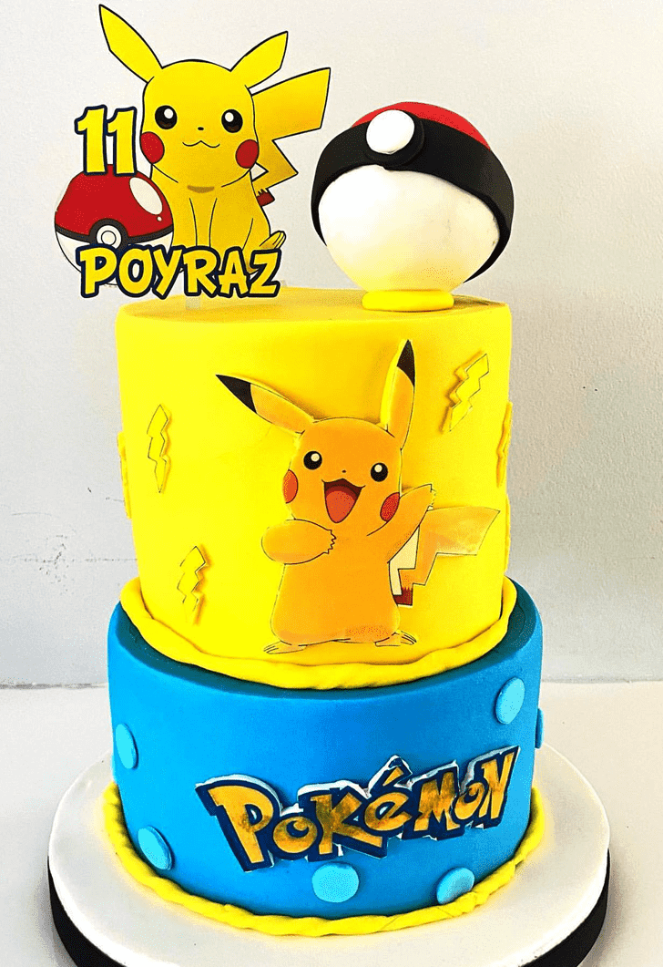 Exquisite Pikachu Cake