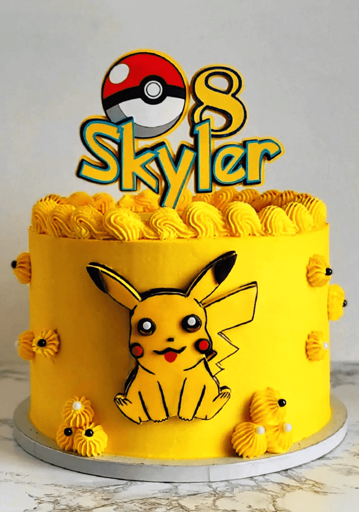Good Looking Pikachu Cake