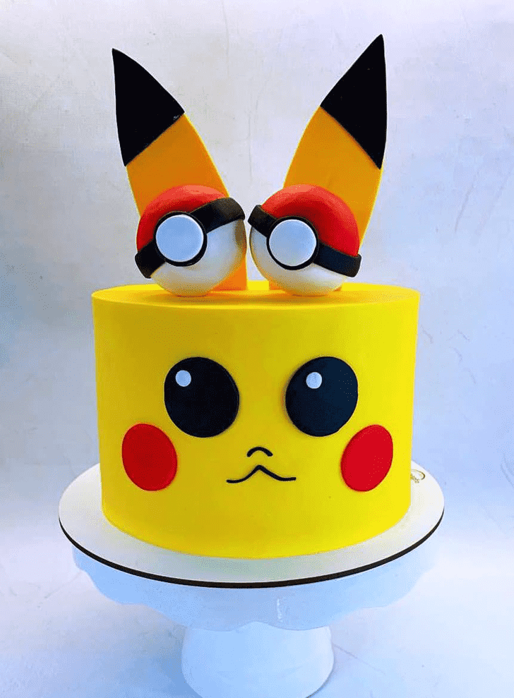 Lovely Pikachu Cake Design