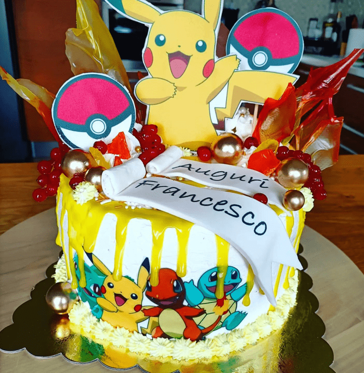 Pleasing Pikachu Cake