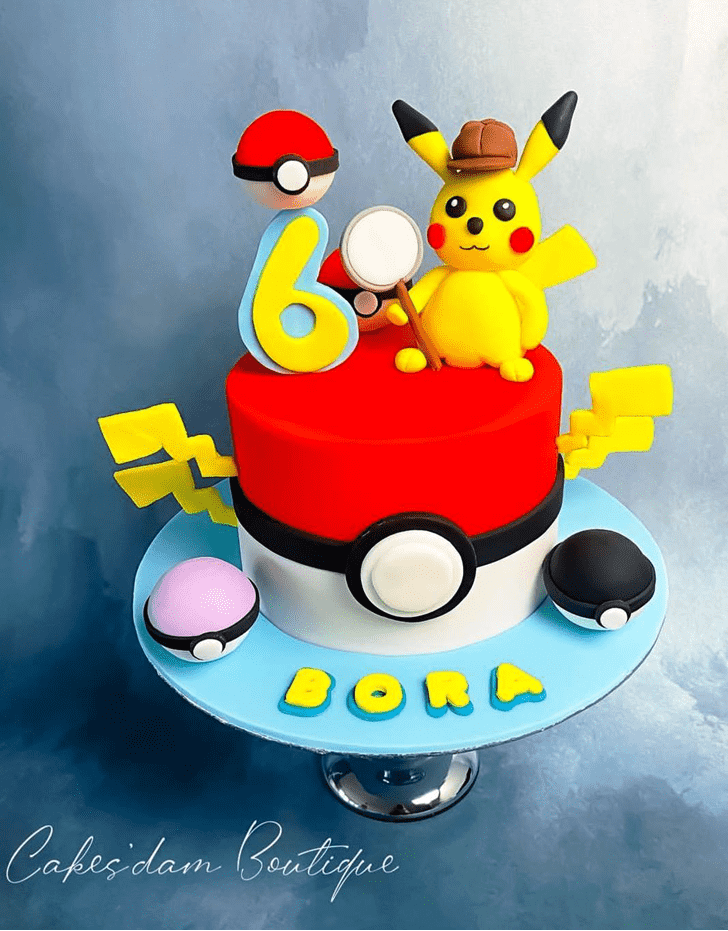 Refined Pikachu Cake