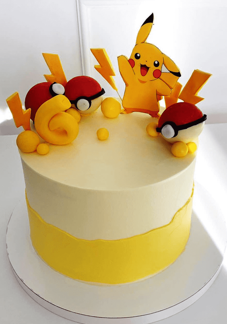 Resplendent Pikachu Cake