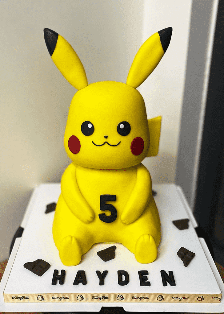 Shapely Pikachu Cake