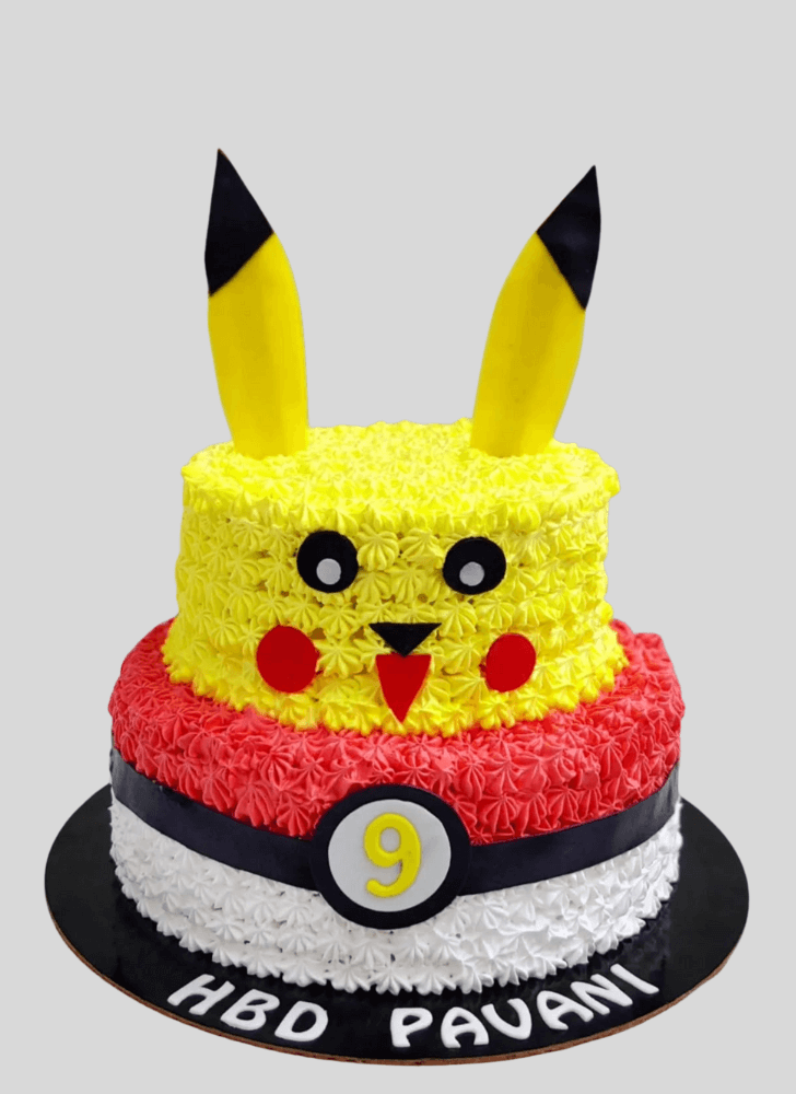 Comely Pikachu Cake