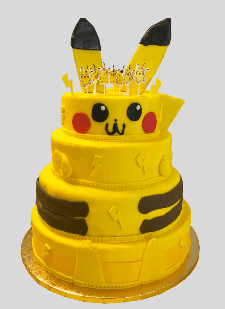 Cute Pikachu Cake