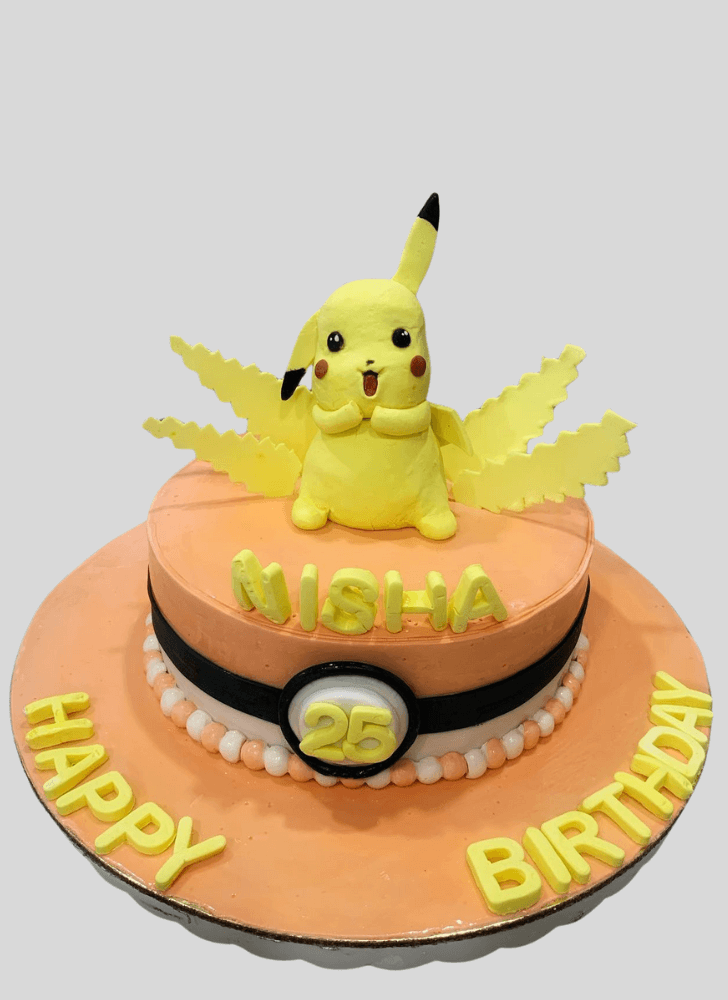 Dazzling Pikachu Cake