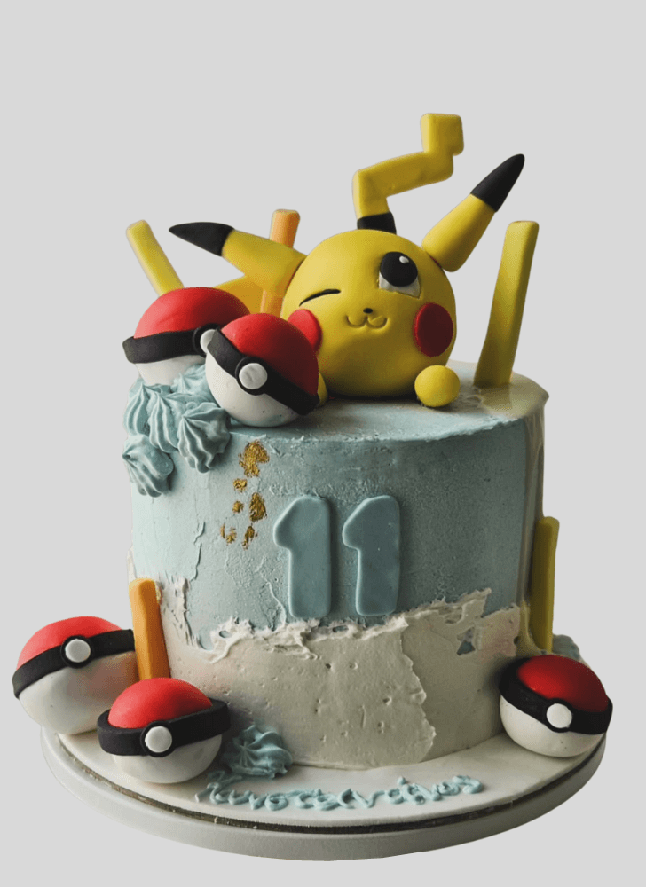 Exquisite Pikachu Cake