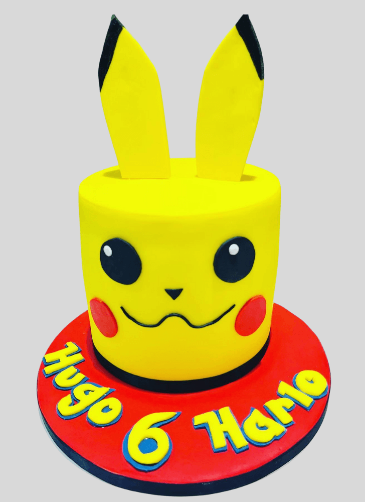 Fascinating Pikachu Cake