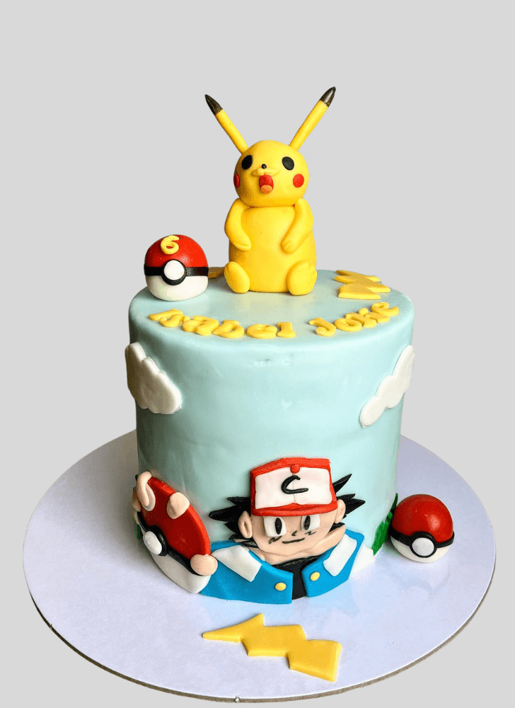 Good Looking Pikachu Cake