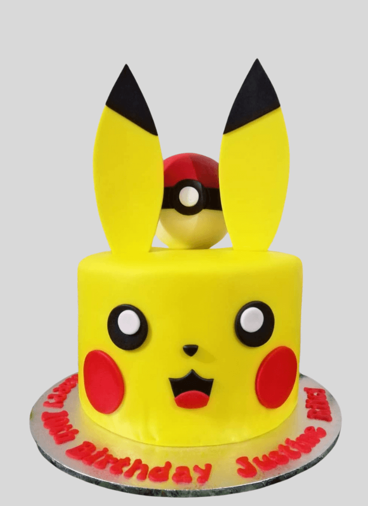Graceful Pikachu Cake