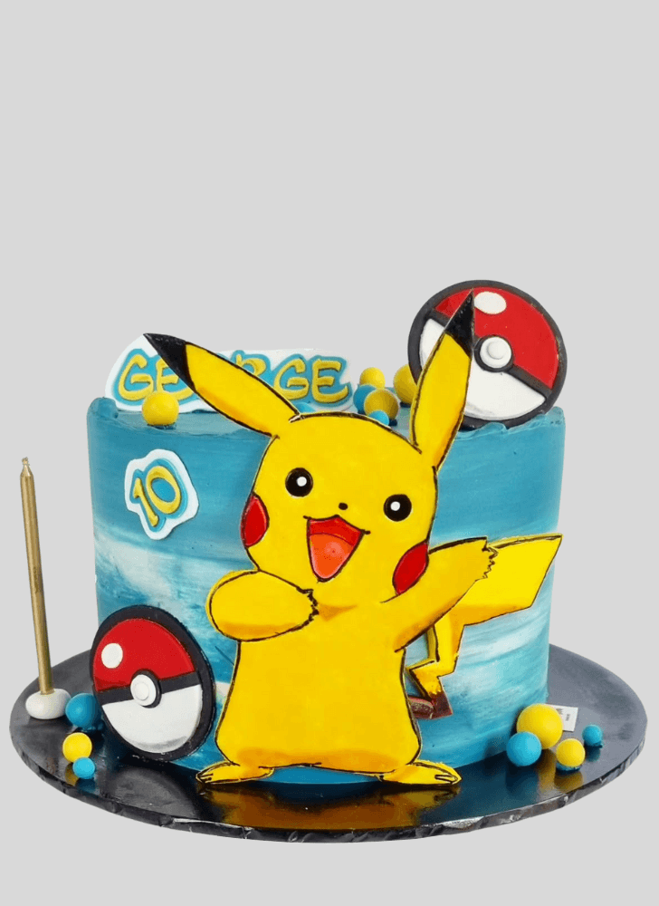 Lovely Pikachu Cake Design