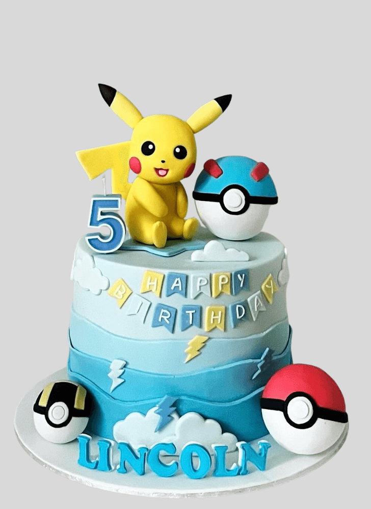 Marvelous Pikachu Cake